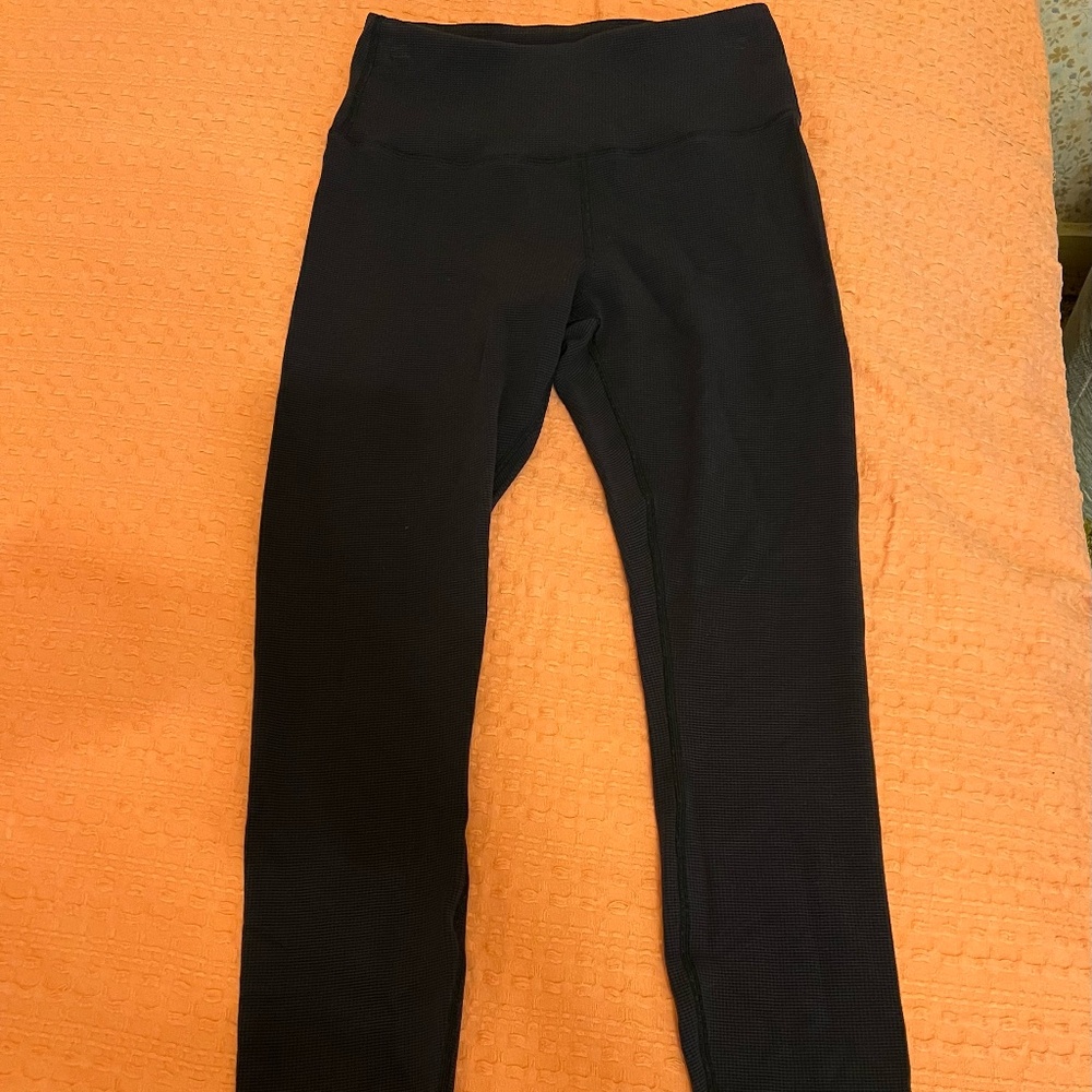 High-Waist Micro Waffle Lowkey Legging